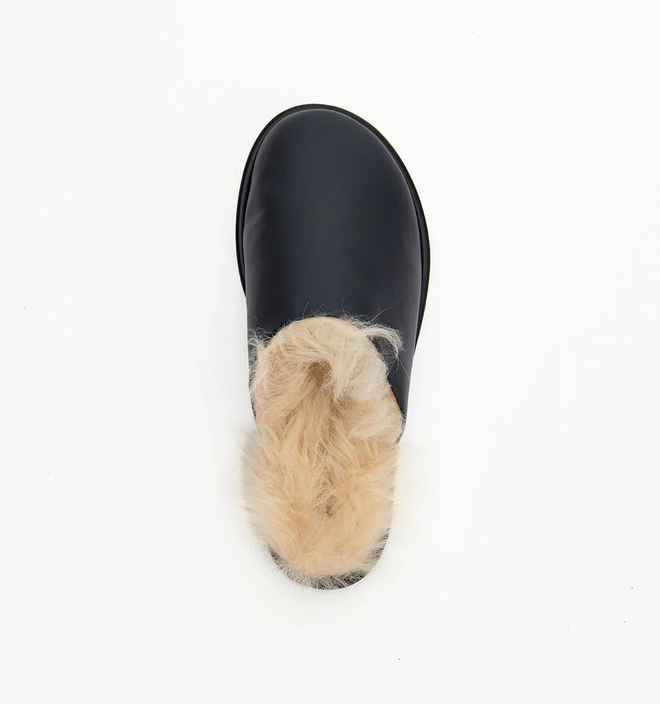 Alias Mae MONTY Blk Leather Shearling