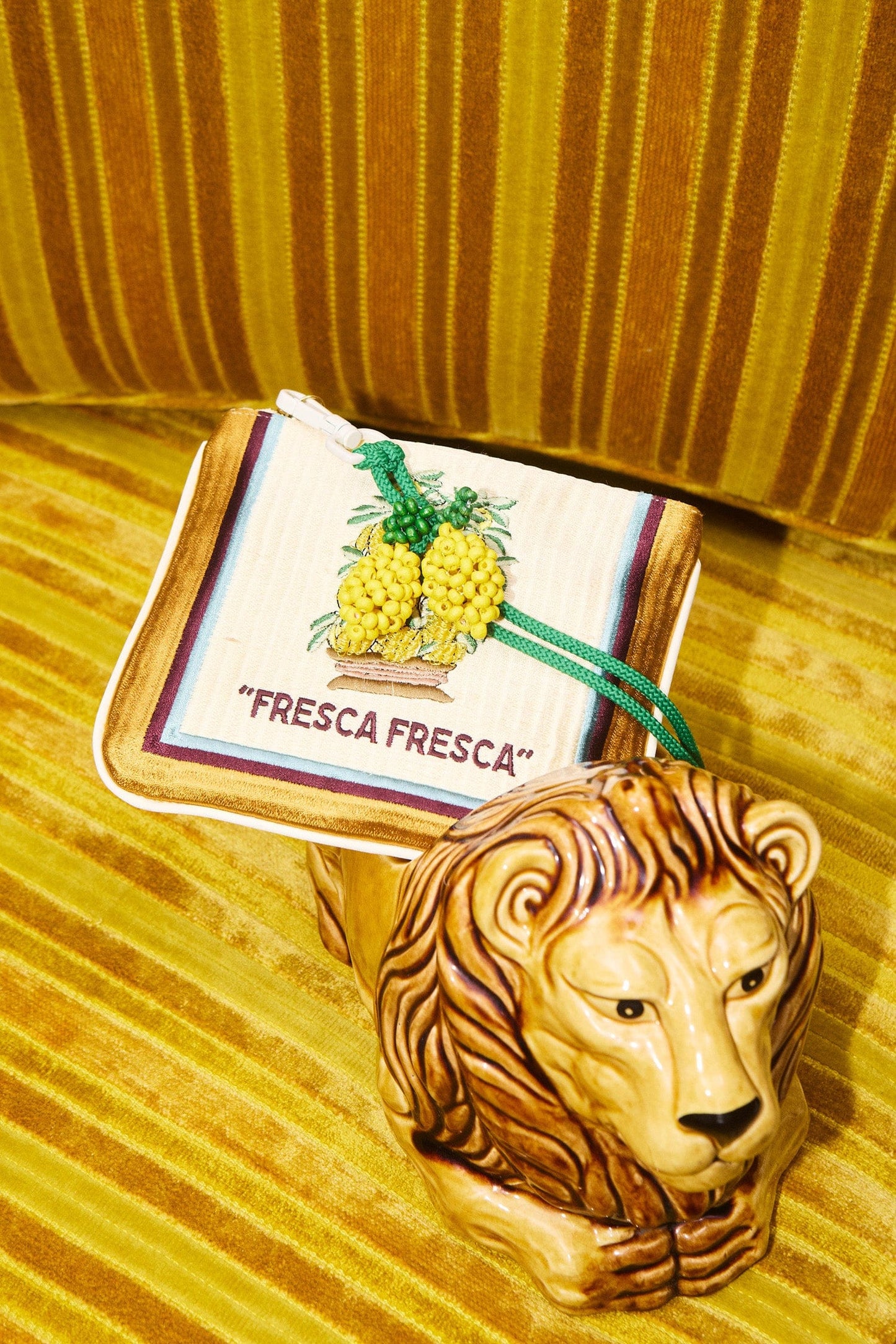 Alemais Contessa Lemons Clutch