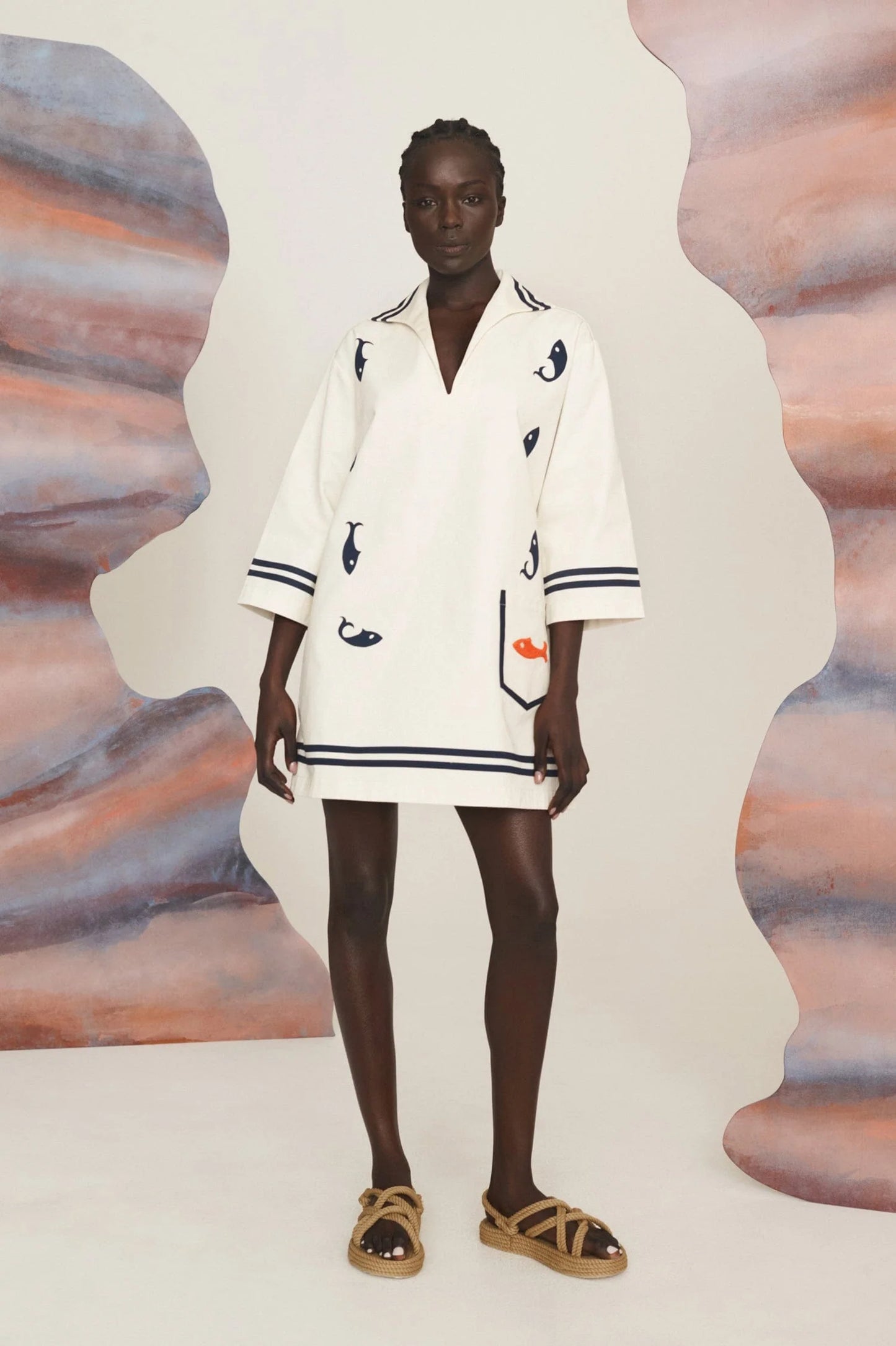 Alemais Marine Tunic Dress