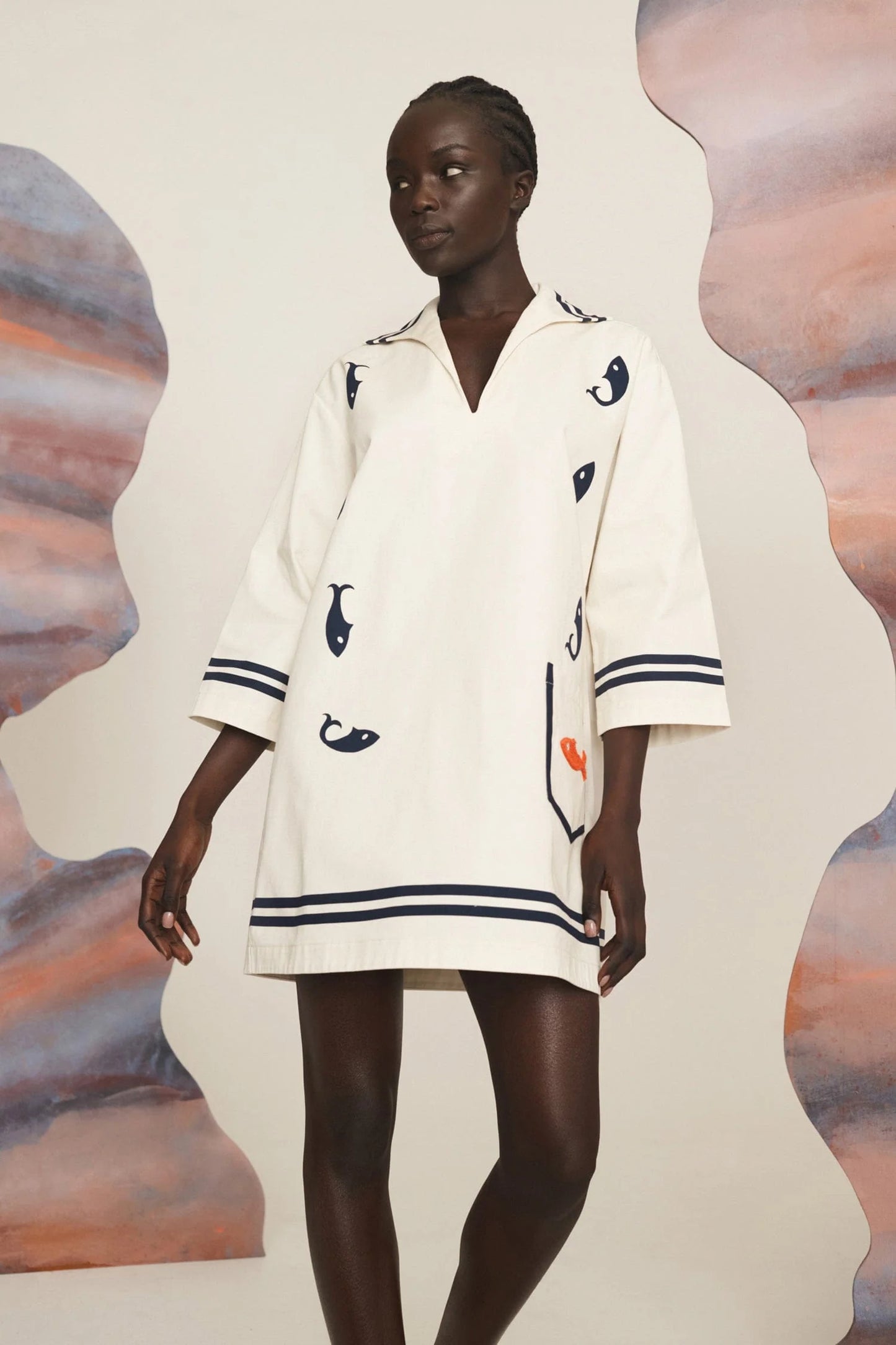 Alemais Marine Tunic Dress