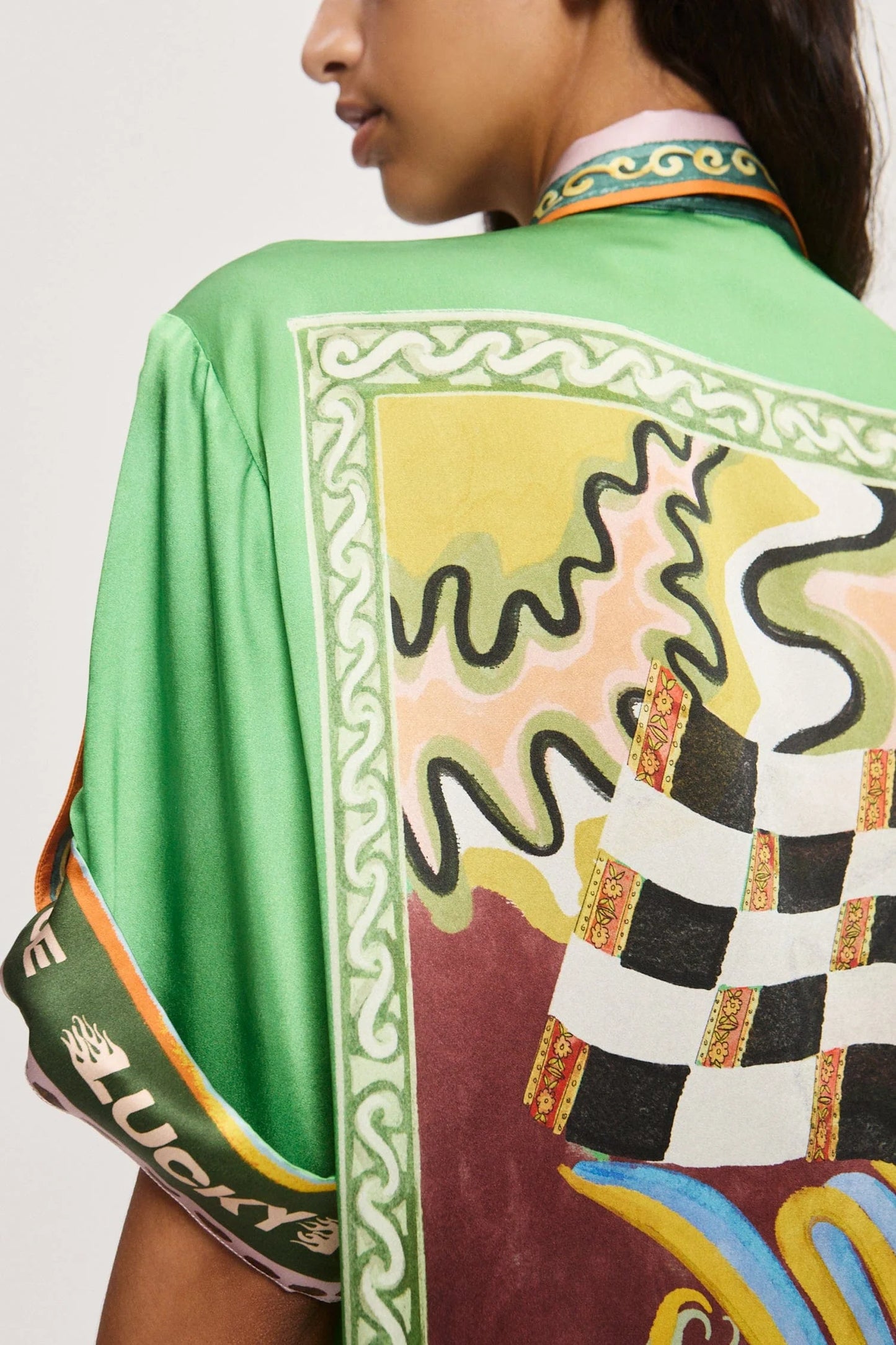 Alemais Lucky Pace Silk Shirt