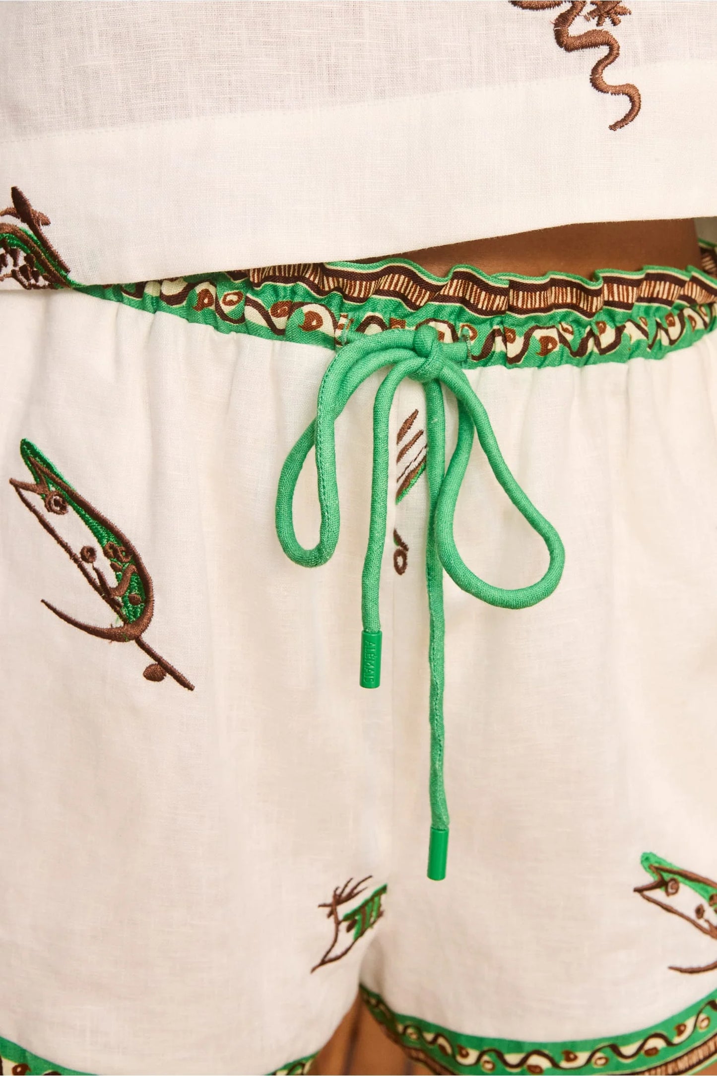 Alemais Wanda Embroidered Short