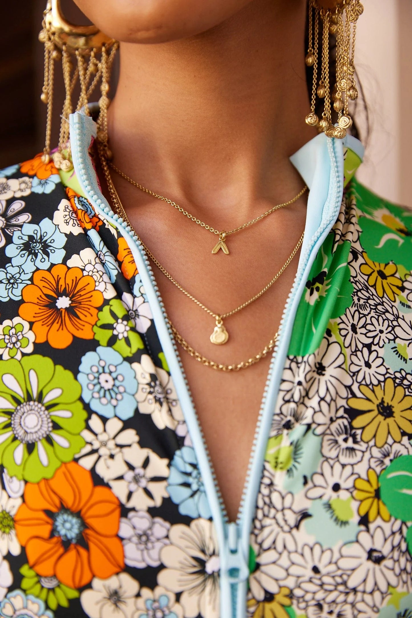 Alemais Le Jardin Multi Charm Necklace