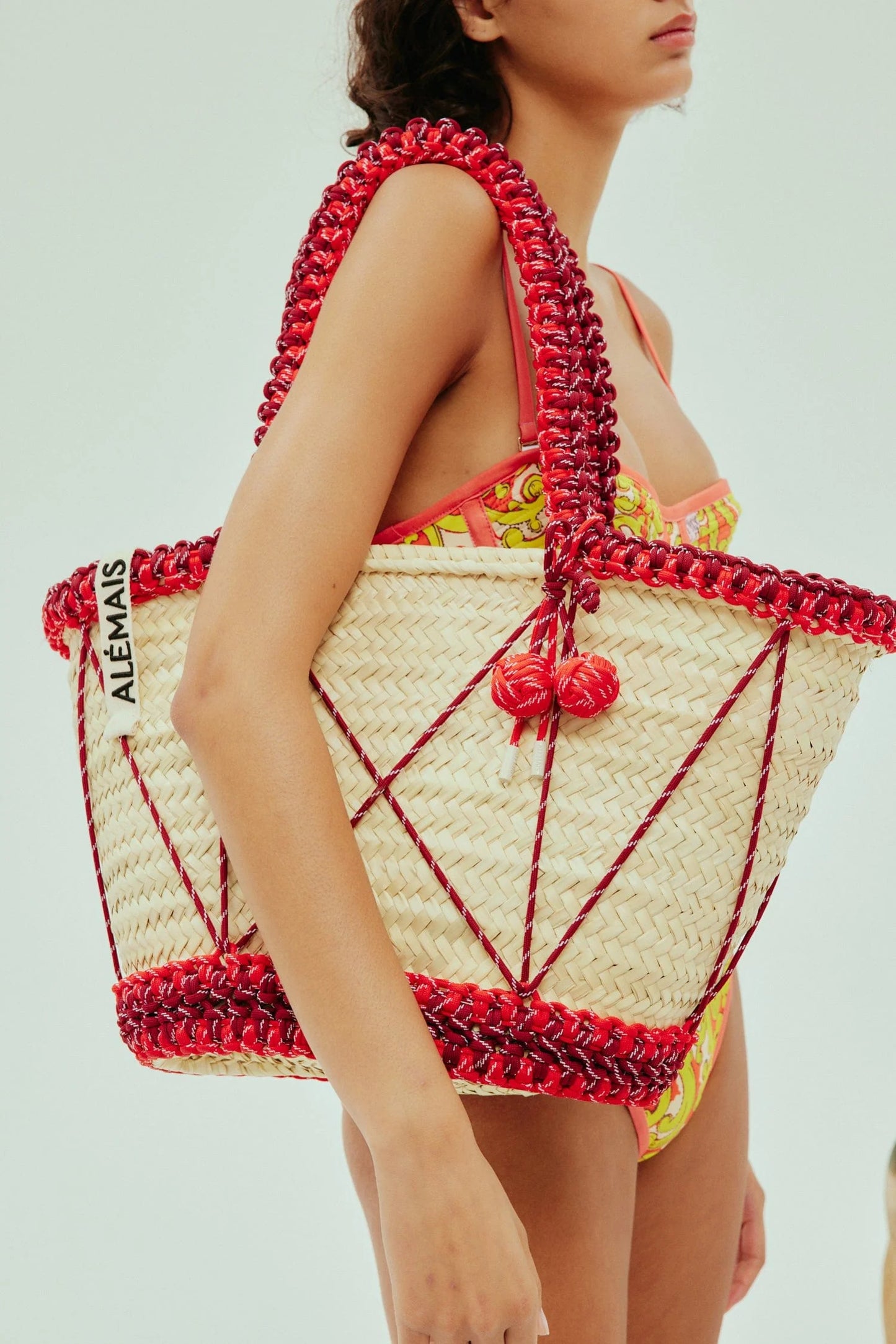 Alemais Lalo Macrame Cord Maxi Basket