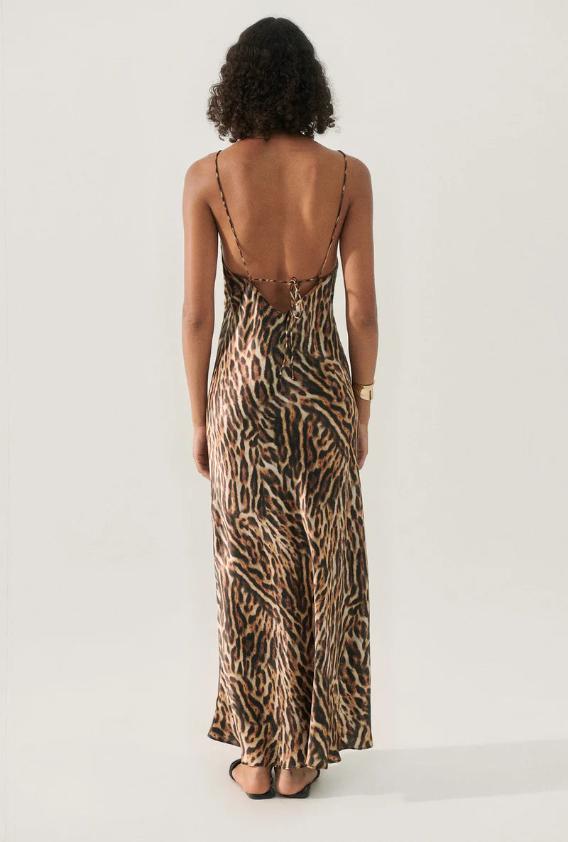 Deco Rouleau Dress - Small/Leopard