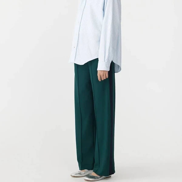 Bassike Twill Stripe Detail Pant