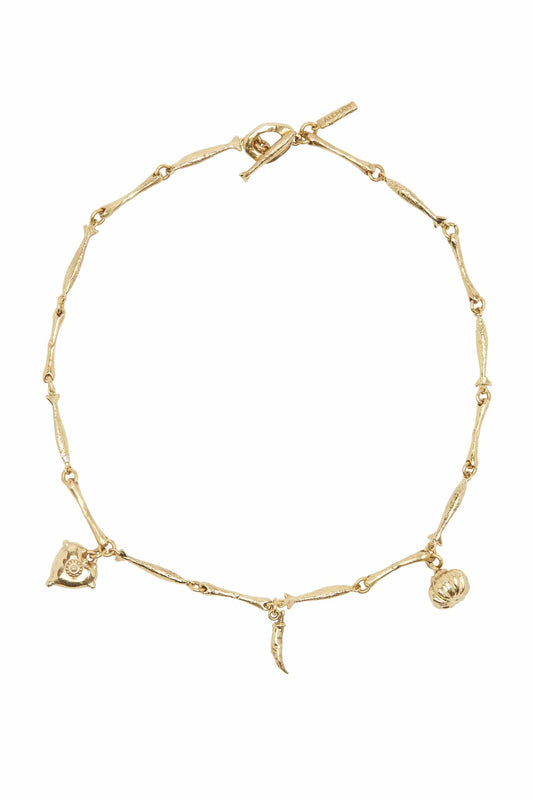 Alemais Tesoro Multi Chain Charm Necklace