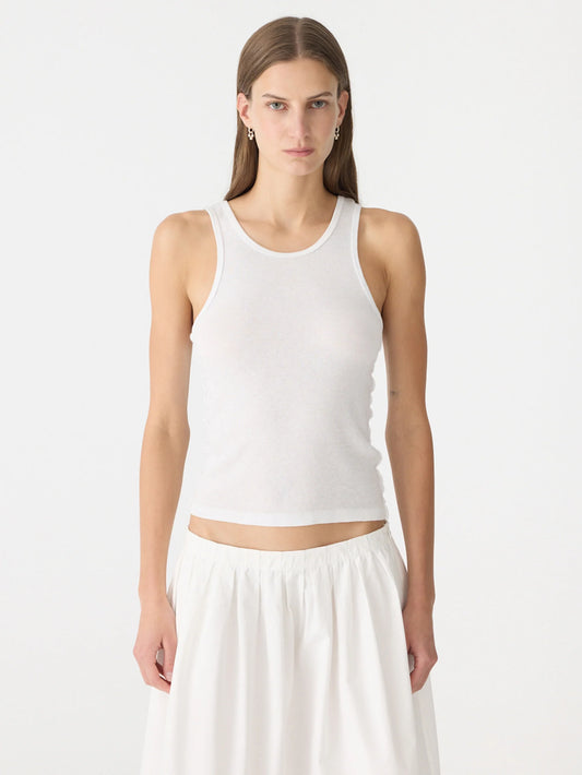 BASSIKE RACER BACK RIB TANK