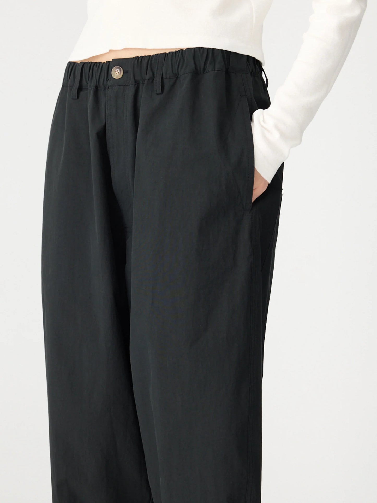 Bassike Crushed Cotton  Summer Pant