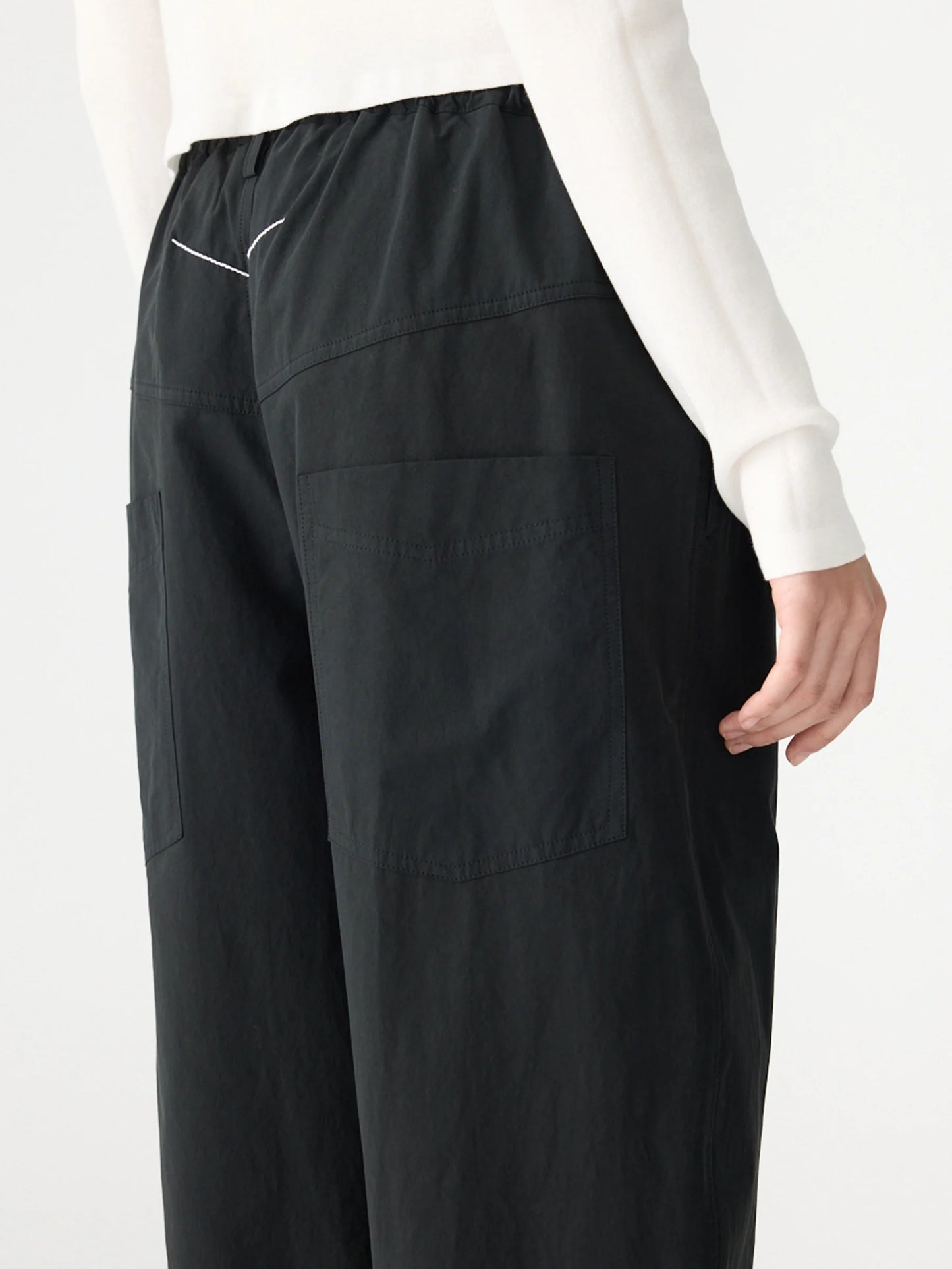 Bassike Crushed Cotton  Summer Pant