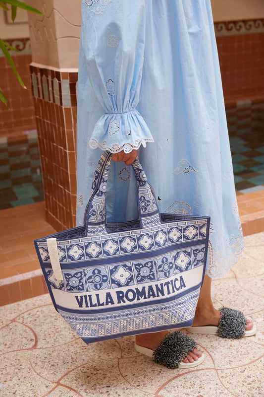 Alemais Villa Romantica Jacquard Maxi Tote