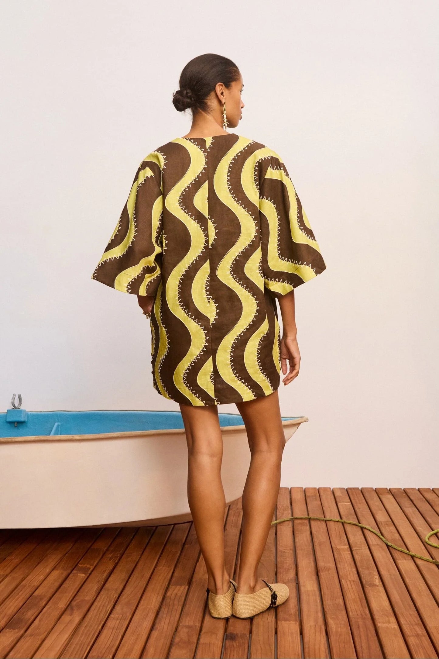 Alemais Frankie Mini Dress - YELLOW