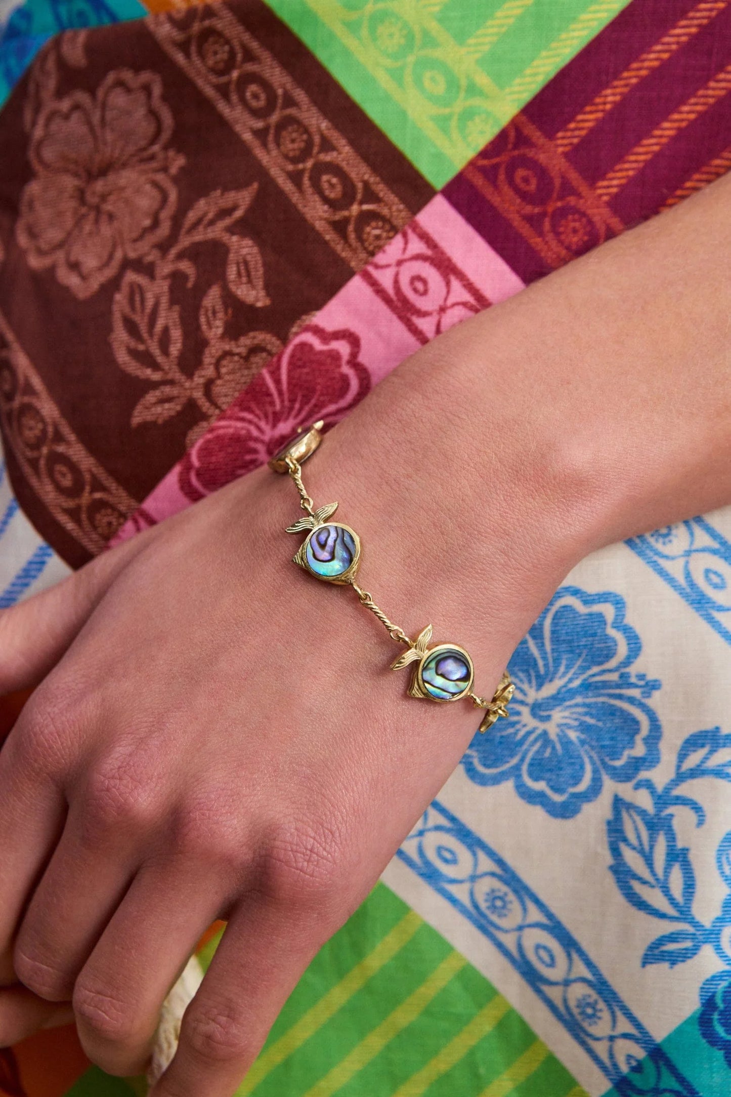 Alemais Calypso Paua Fish Bracelet