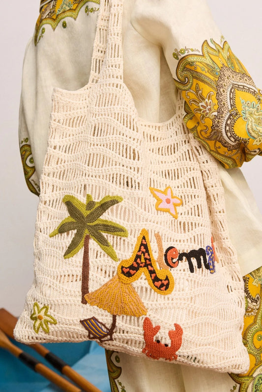 Alemais Island Cove Crochet Tote