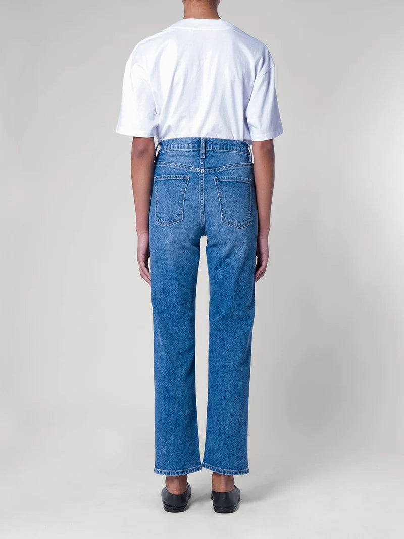 Back view of Cameron Jean in Glorify wash by Nobody Denim – straight leg fit