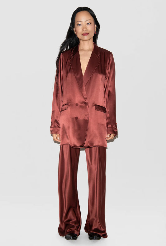 Silk Laundry Relaxed Blazer - Canyon