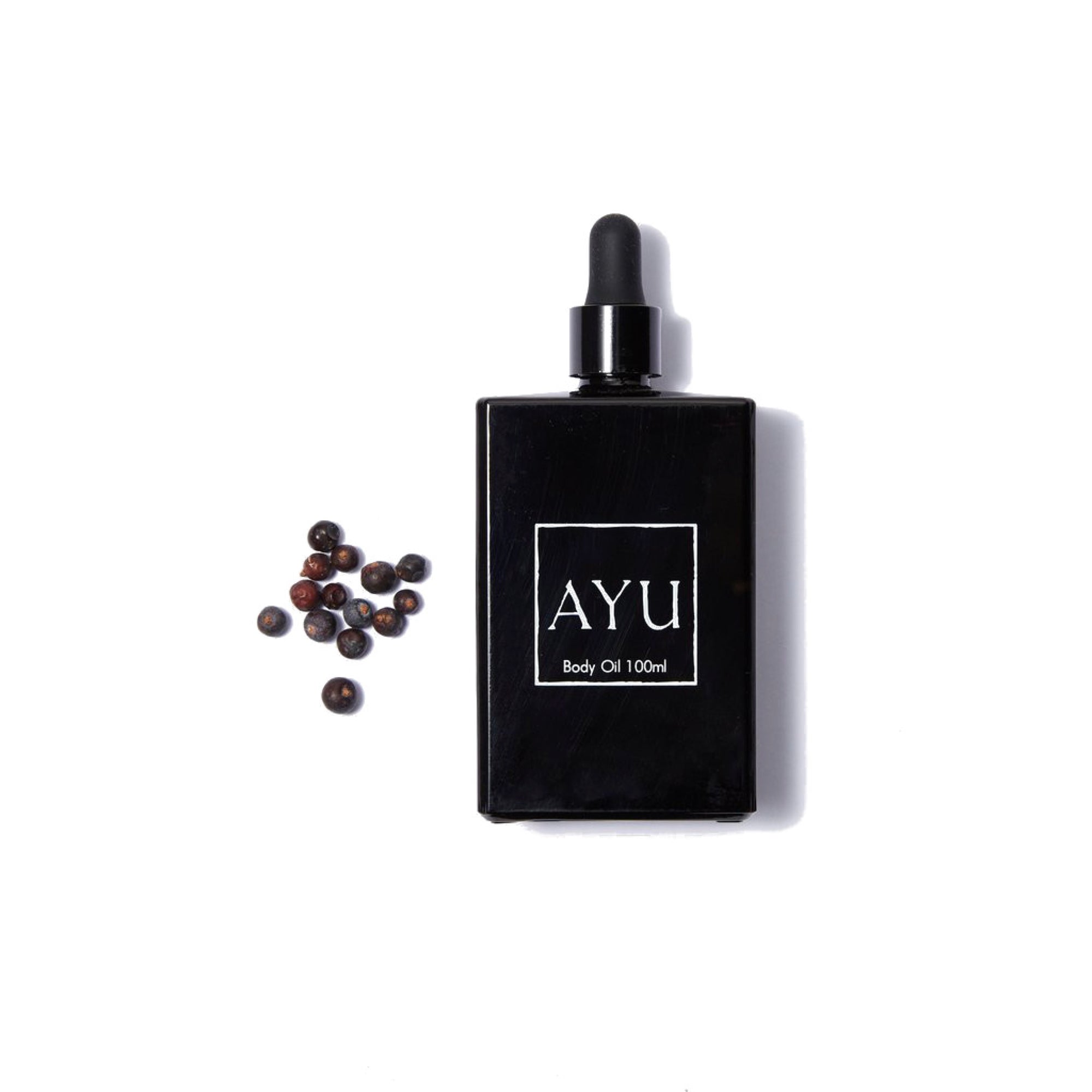 AYU Body Oil 100ml- Juniper Berry, Petitgrain & Vetiver