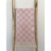 Checker Turkish Towel / Throw - Blush Pink